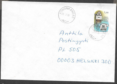 Postilähetys - Puhelinl.100v (LAPE 820) Konginkangas 23.2.78