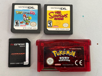 Peli paketti, nintendo, n-gage, ds, Pokemon