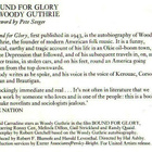 book, Woody Guthrie - Bound For Glory - pikkukuva 4