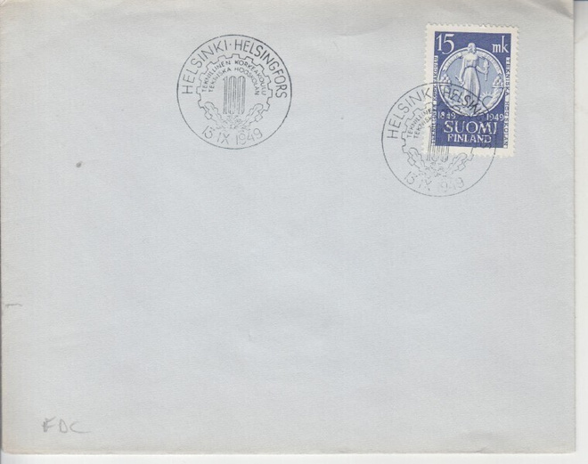 FDC  1949 Teknillinen korkeakoulu.