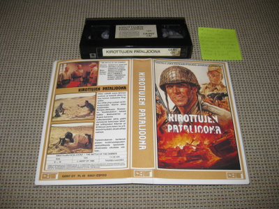Kirottujen Pataljoona-VHS (FIx, Gerit Oy, Fabio Testi, 1969)