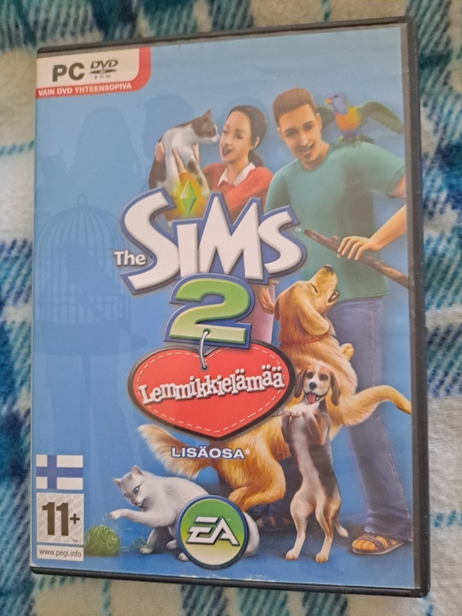 PC DVD The Sims 2 Lemmikkielämää lisäosa