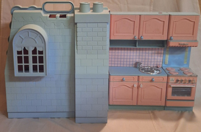 Barbie huonekaluja kylpyhuone ja keittiö