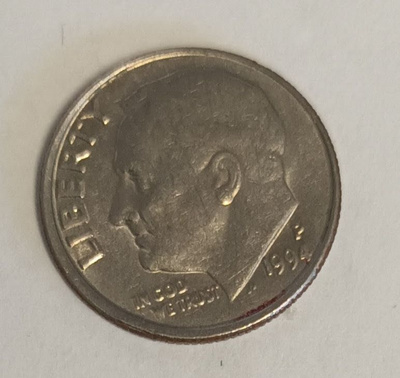 USA dime 1994 P, 2 kuvaa