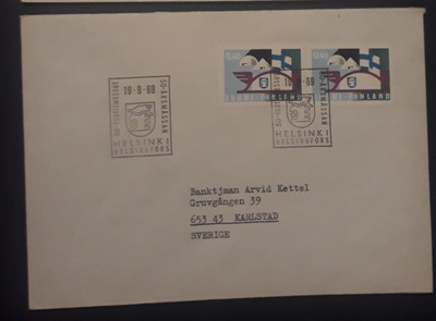 1969  Messutoiminta FDC merkkiparilla