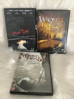 3 X WRONG TURN (WRONG TURN 1,DEAD END,LAST RESORT)