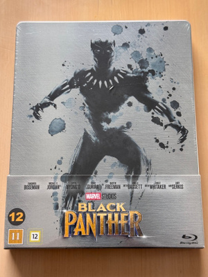Black Panther Steelbook Blu-ray (Uusi)