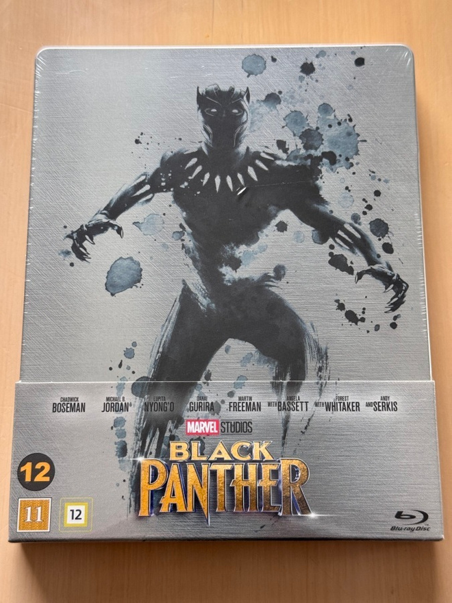 Black Panther Steelbook Blu-ray (Uusi)