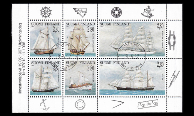 1380-5hb o Purjelaivoja vihkolehti EPL (1997)