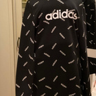 ADIDAS logomania musta valk college huppu tunika rento S - pikkukuva 3
