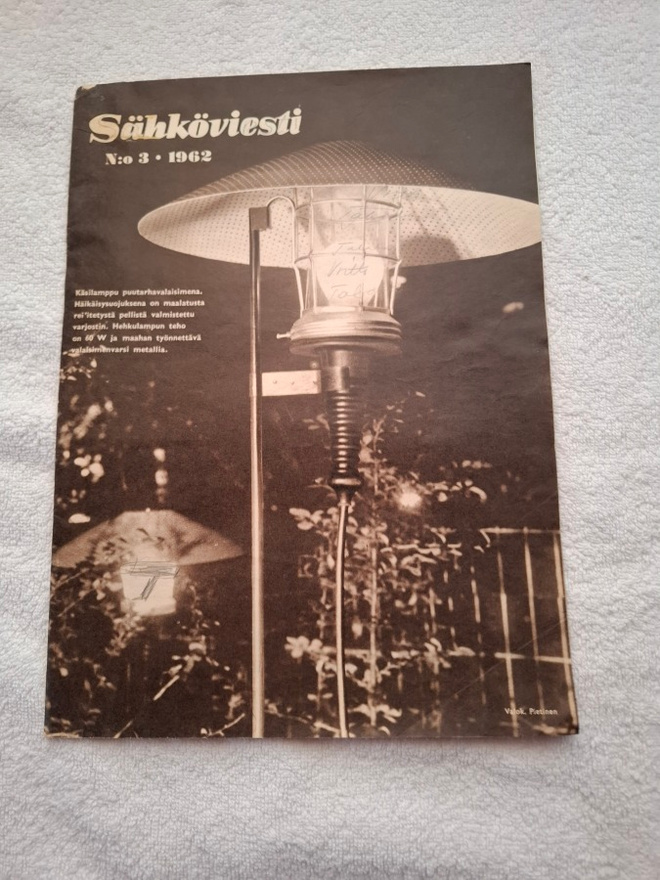 Sähköviesti N.3 1962 vintage