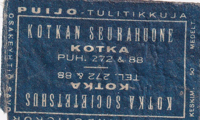 Kotka, Kotkan Seurahuone  , Puijo     s25