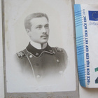 CDV Valokuva Upseeri Virkamies? KOMEA Uniformu 1904 Helsinki - pikkukuva 1