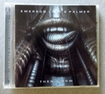 EMERSON LAKE PALMER Then & Now 2xCD Huippukuntoiset CD:t