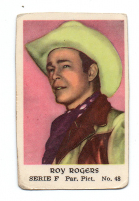 Purkkakuva Serie F n:o 48 ROY ROGERS