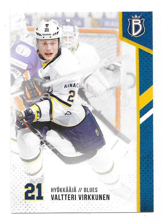 2014-15 CardSet #8 Valtteri Virkkunen Espoo Blues