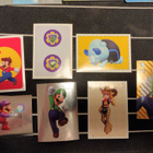Panini Super Mario -tarrat, 6 kpl + Luigi-kortti - pikkukuva 1