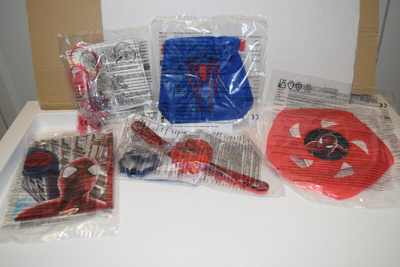 mcdonalds happy meal lelu amazing spider-man x5