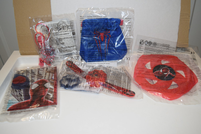 mcdonalds happy meal lelu amazing spider-man x5
