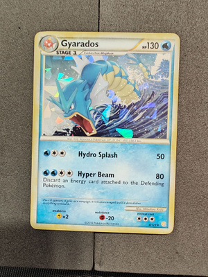 Gyarados 4/123 HeartGold SoulSilver Holo Cracked Ice Promo