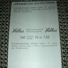 Hellas jääkiekkokortti 1965 HIFK Seppo Naukkarinen - pikkukuva 2