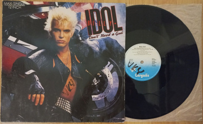 BILLY IDOL: Don't Need A Gun / Don't Need A Gun (Accapel 12"