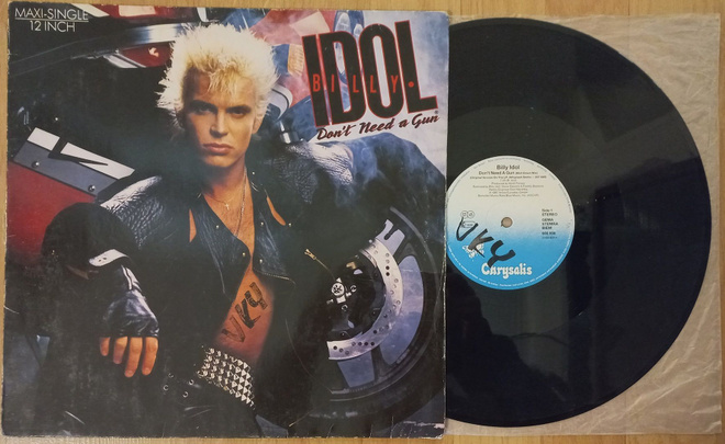 BILLY IDOL: Don't Need A Gun / Don't Need A Gun (Accapel 12"