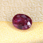 Käsittelemätön rubiini 1.27ct kuuma pinkin punainen Tansania - pikkukuva 1