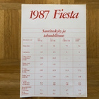 Esite Ford Fiesta 1.4 CL 1987 - pikkukuva 2