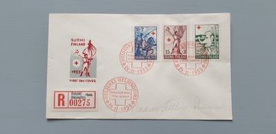 FDC Suomi  1955 PR EL