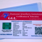 Hieno Smaragdi 10.17ct (IMITATION!) - pikkukuva 2