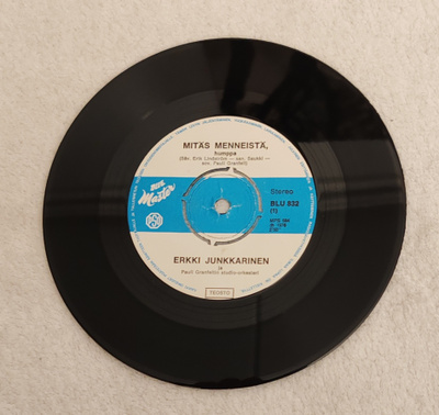 Erkki Junkkarinen Mitäs Menneistä 7"Single