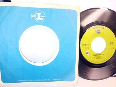 7" single Ben Aiken :  Thanks to you / Baby you move me