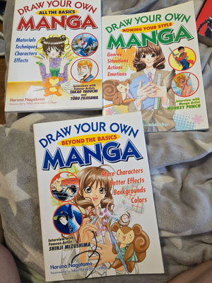 Kolme manga piirustusopasta