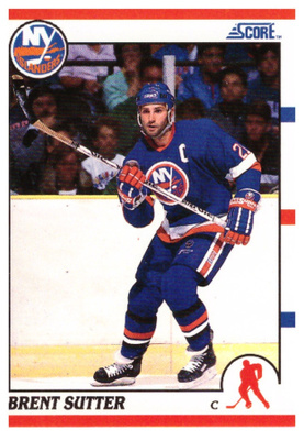 Legenda BRENT SUTTER New York Islanders 1990 Score #39