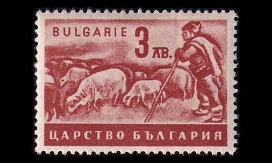 Bulgaria 420 ** Maatalous 3 L pun.ruskea (1940)