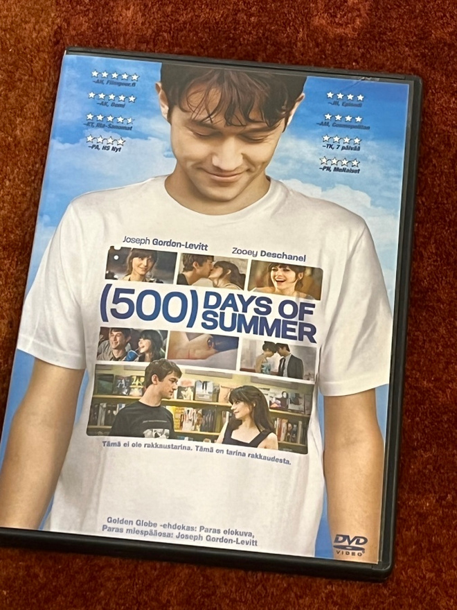 500 DAYS OF SUMMER - DVD - joseph gordon-levitt