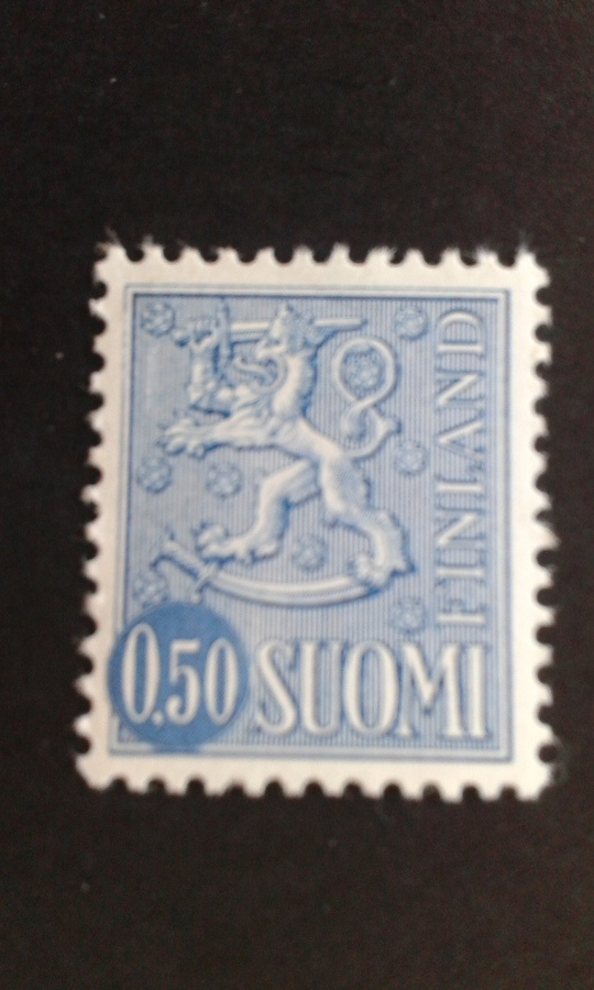 1970 sininen 0,5mk**