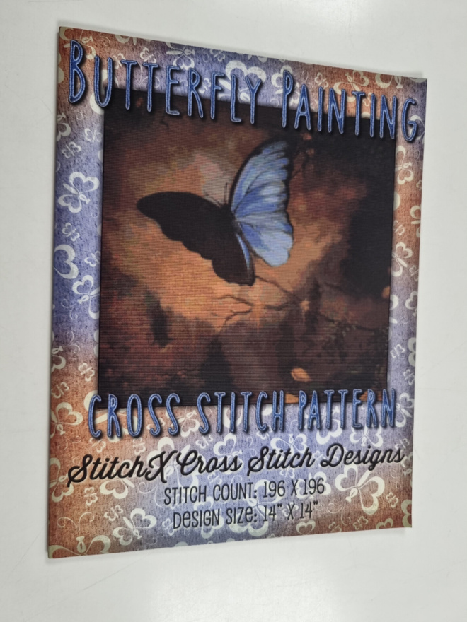 Stitchx ym. : Butterfly Painting Cross Stitch Pattern