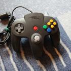 Nintendo 64 : Ohjain [Aito Nintendo tuote][musta] - pikkukuva 1