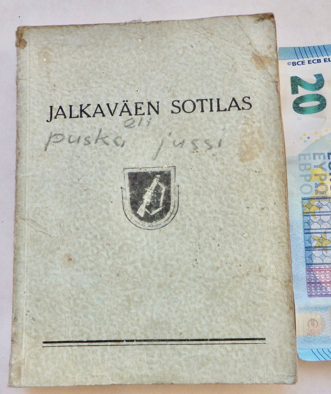 VANHA Ohjekirja Jalkaväen Sotilas 1955