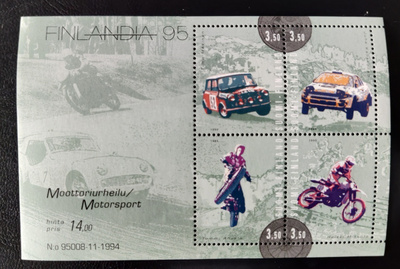 1995 blokki BL16 - FINLANDIA 95 / Moottoriurheilu **