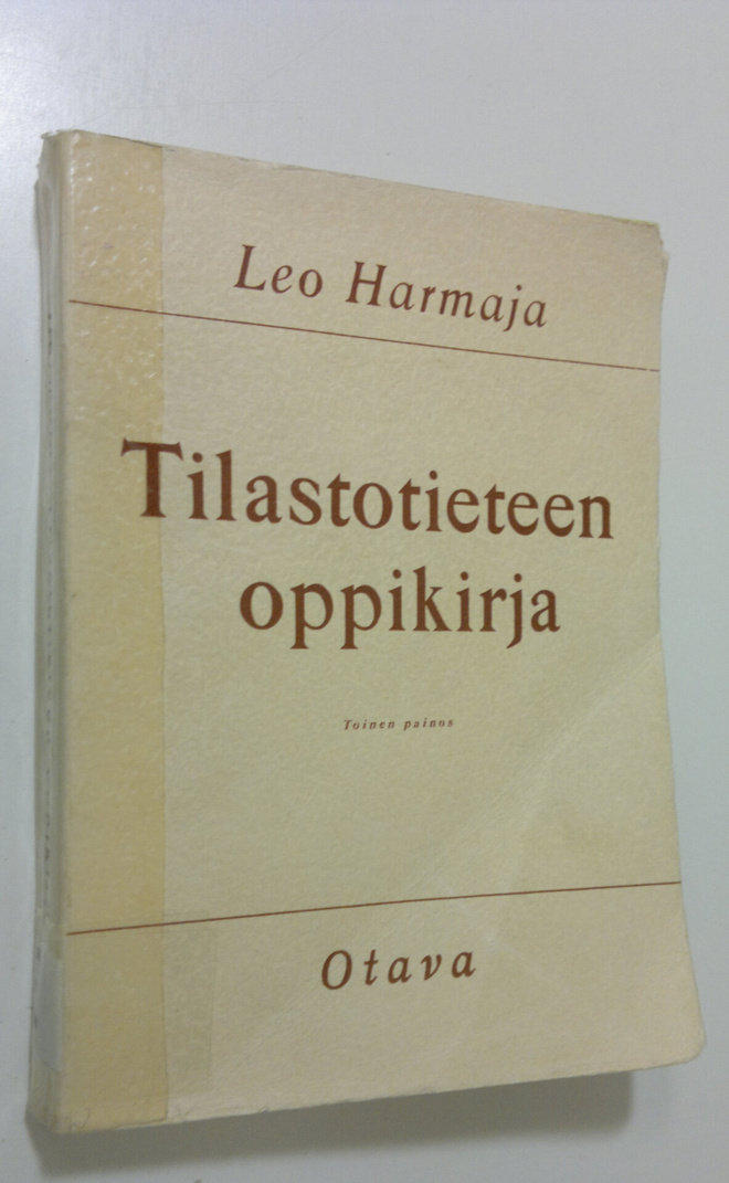 Leo Harmaja : Tilastotieteen oppikirja