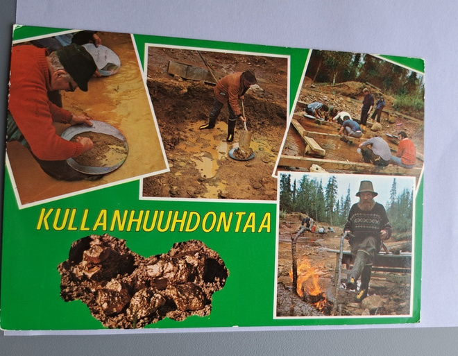 Lappi, Tankavaara, kullanhuuhdontaa, kulkenut 1977