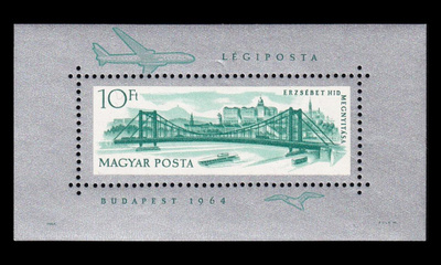 Unkari 2078BL45 ** Elisabetin sillan vihkiäiset blokki (196