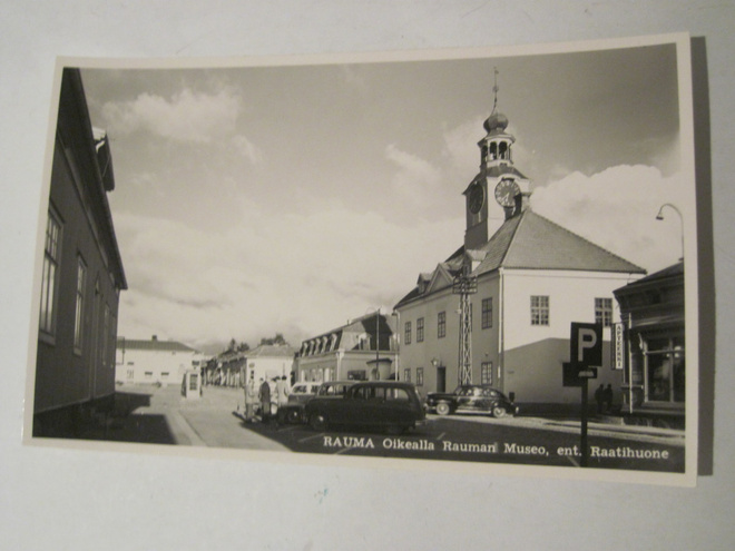 VANHA Postikortti Rauma 1950-l Alkup.Mallikappale