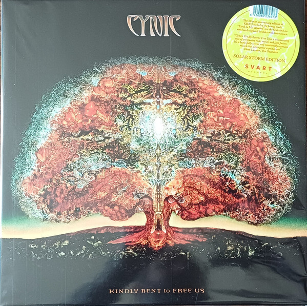 Cynic –Kindly Bent To Free Us 2LP SEALED Solar Storm Edition