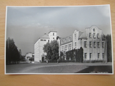 VANHA Postikortti Lahti 1950-l  Alkup.Mallikappale