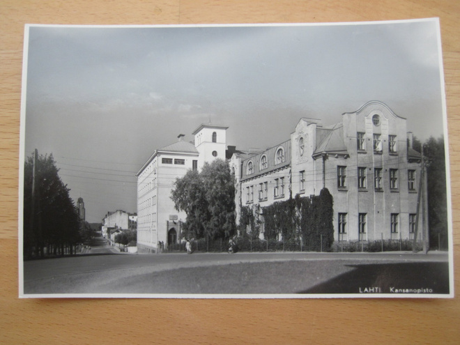 VANHA Postikortti Lahti 1950-l  Alkup.Mallikappale