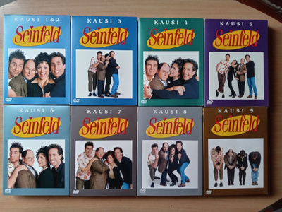 SEINFELD (1-9 ) FI julkaisut.koko sarja dvd